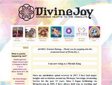 Tablet Screenshot of divinejoy.org
